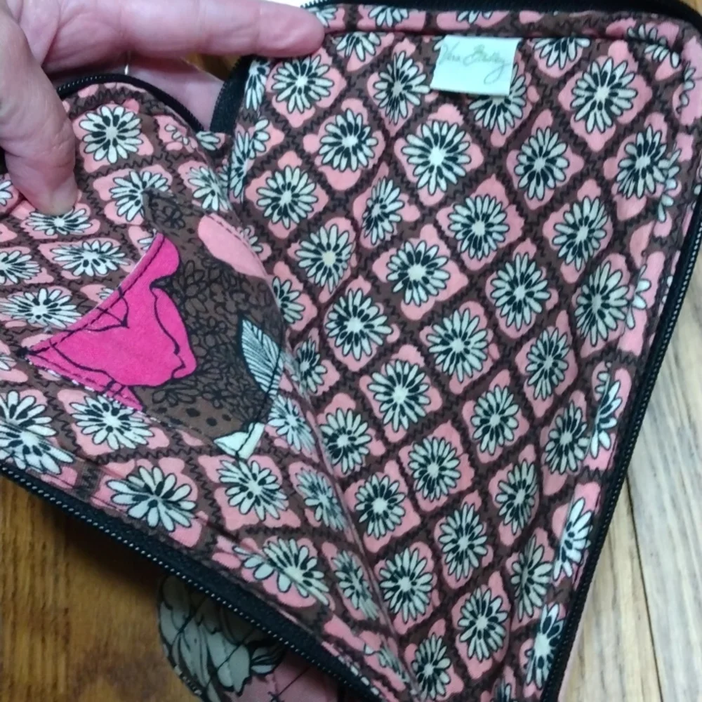 Vera Bradley vintage retired ipad/tablet case mocha